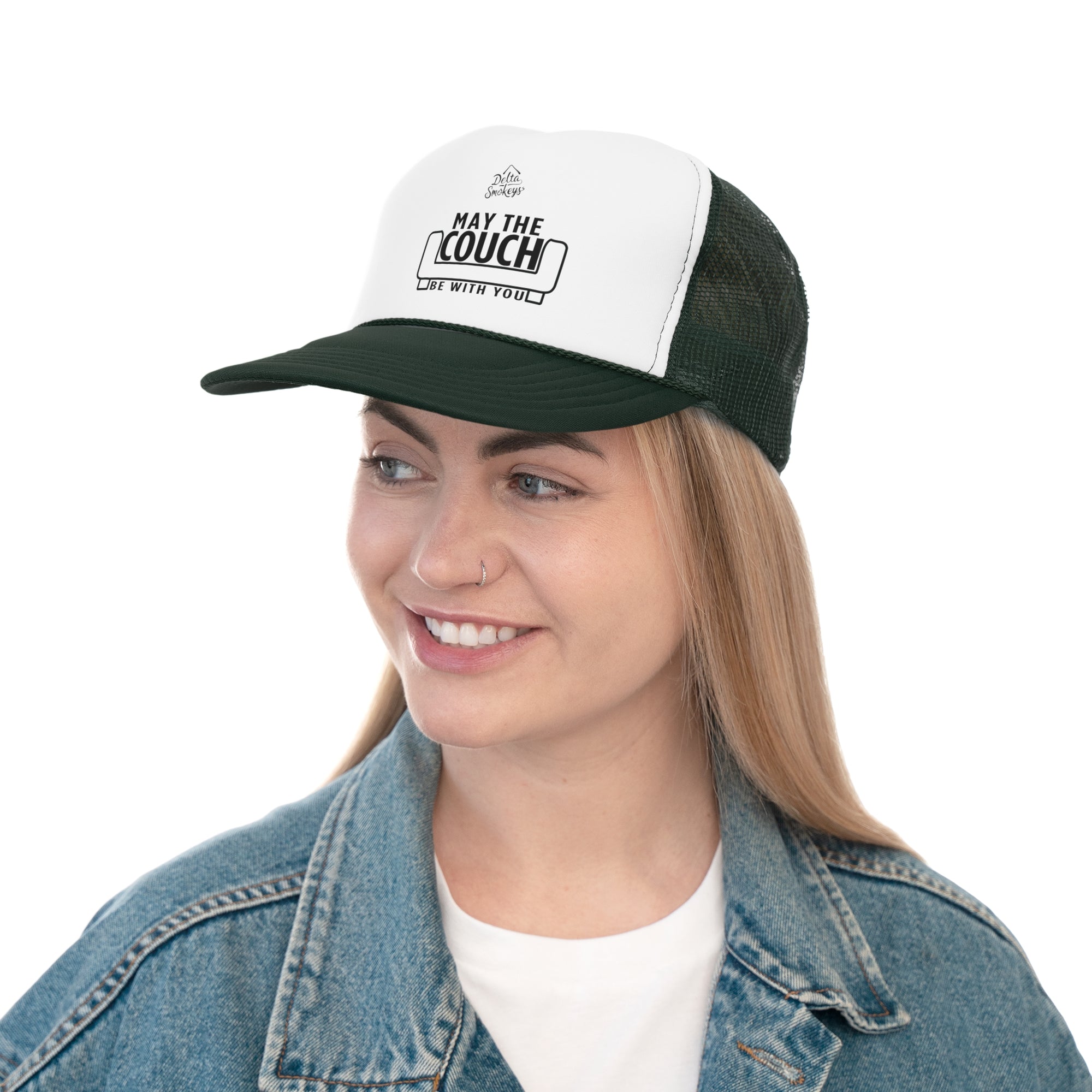 Delta Smokeys Trucker Hat - May the Couch Be With You