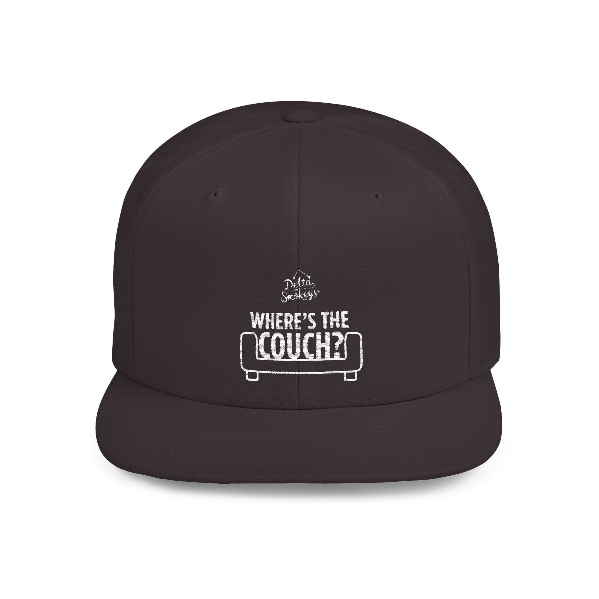 Delta Smokeys Flat Bill Snapback Hat - Where's the Couch?