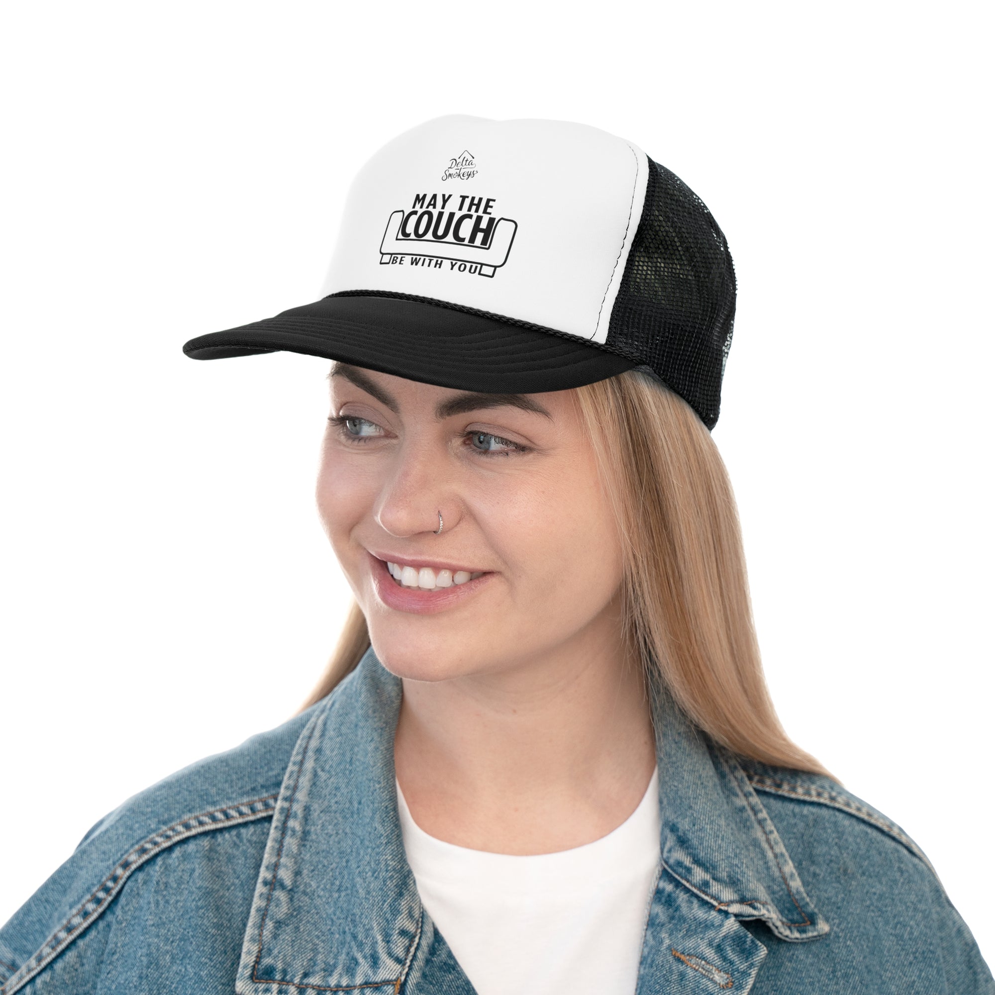 Delta Smokeys Trucker Hat - May the Couch Be With You