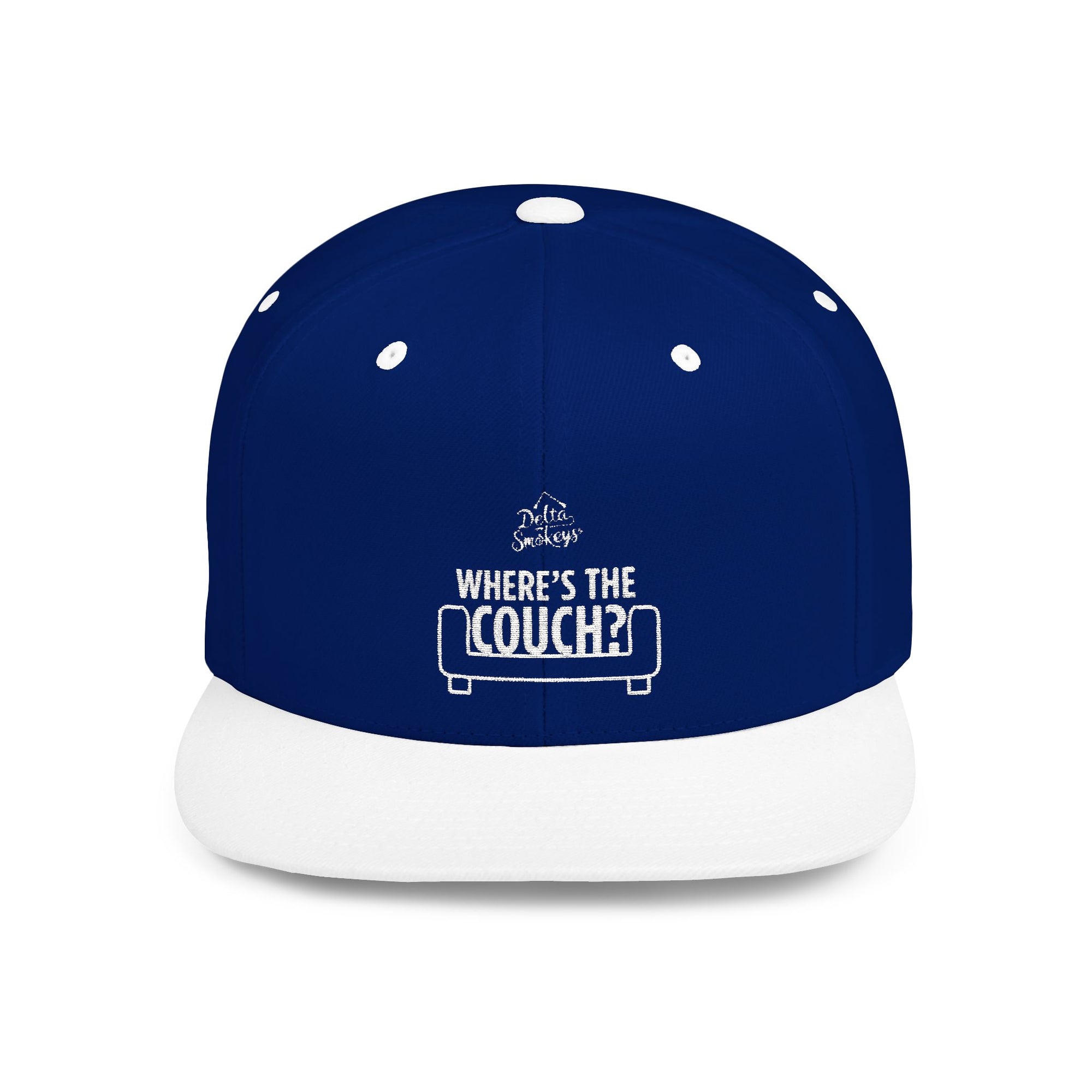 Delta Smokeys Flat Bill Snapback Hat - Where's the Couch?