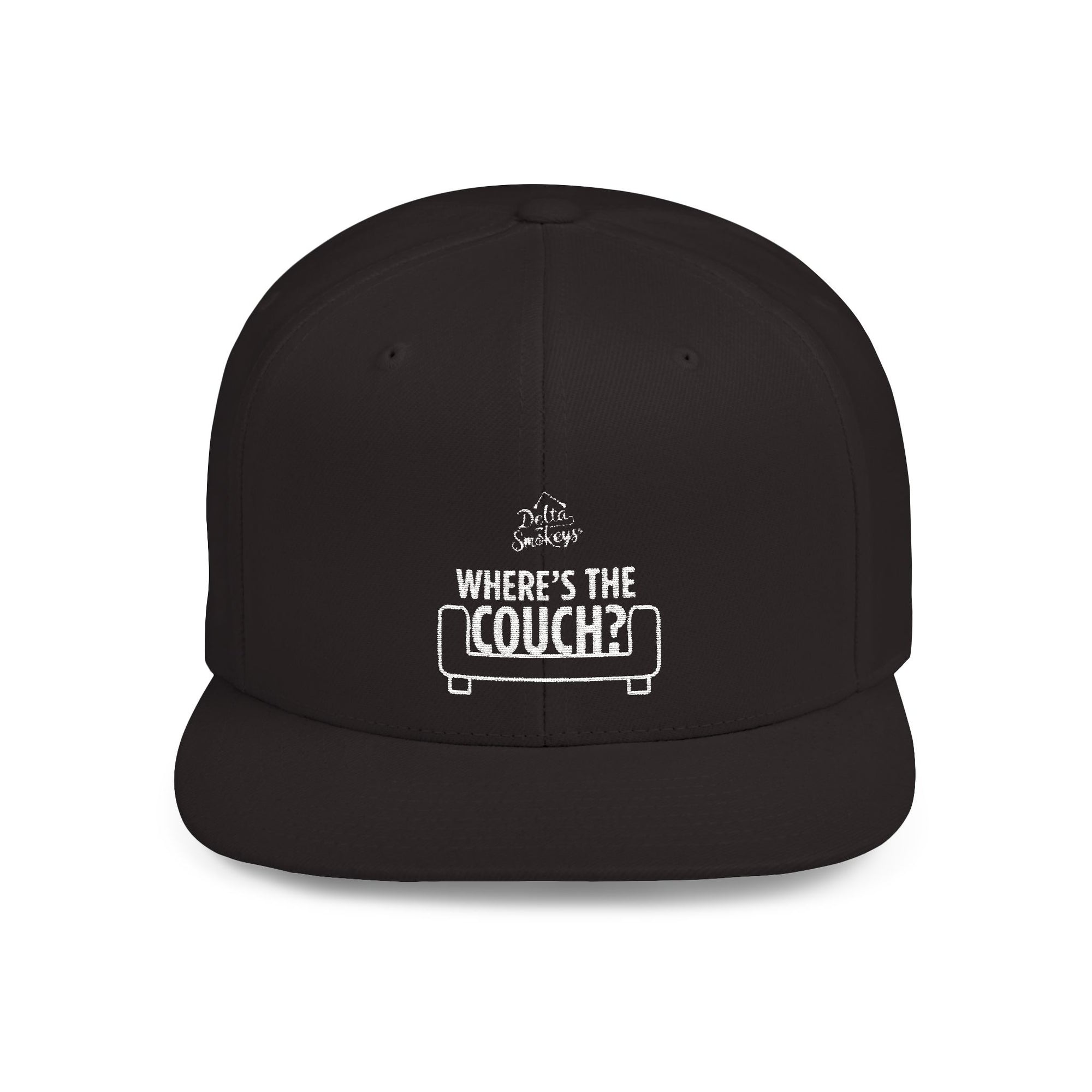 Delta Smokeys Flat Bill Snapback Hat - Where's the Couch?