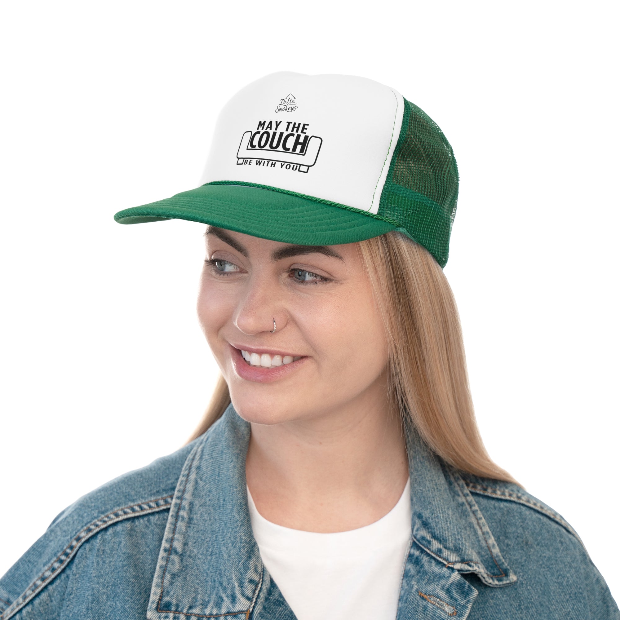 Delta Smokeys Trucker Hat - May the Couch Be With You