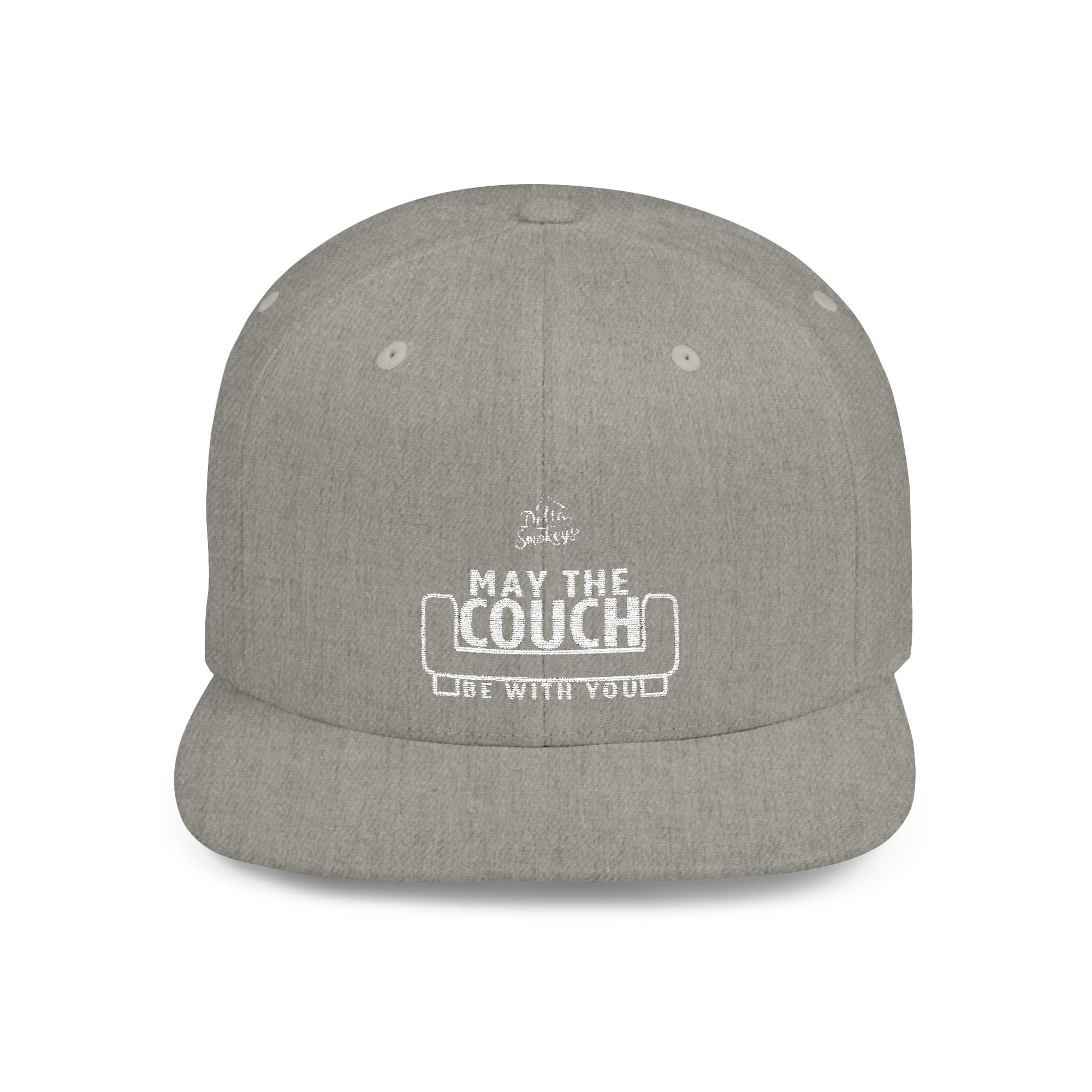 Delta Smokeys Flat Bill Snapback Hat - May the Couch Be With You
