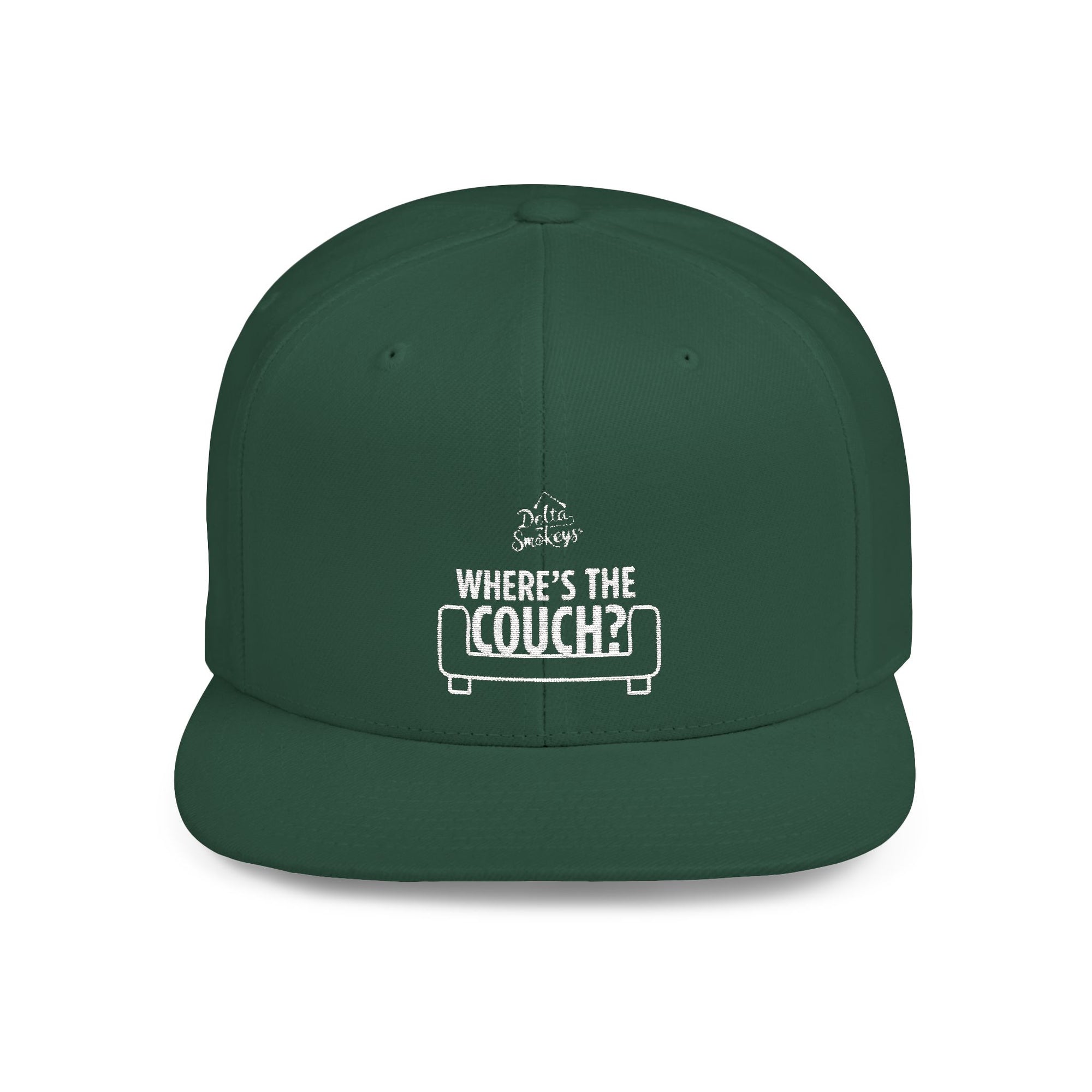 Delta Smokeys Flat Bill Snapback Hat - Where's the Couch?