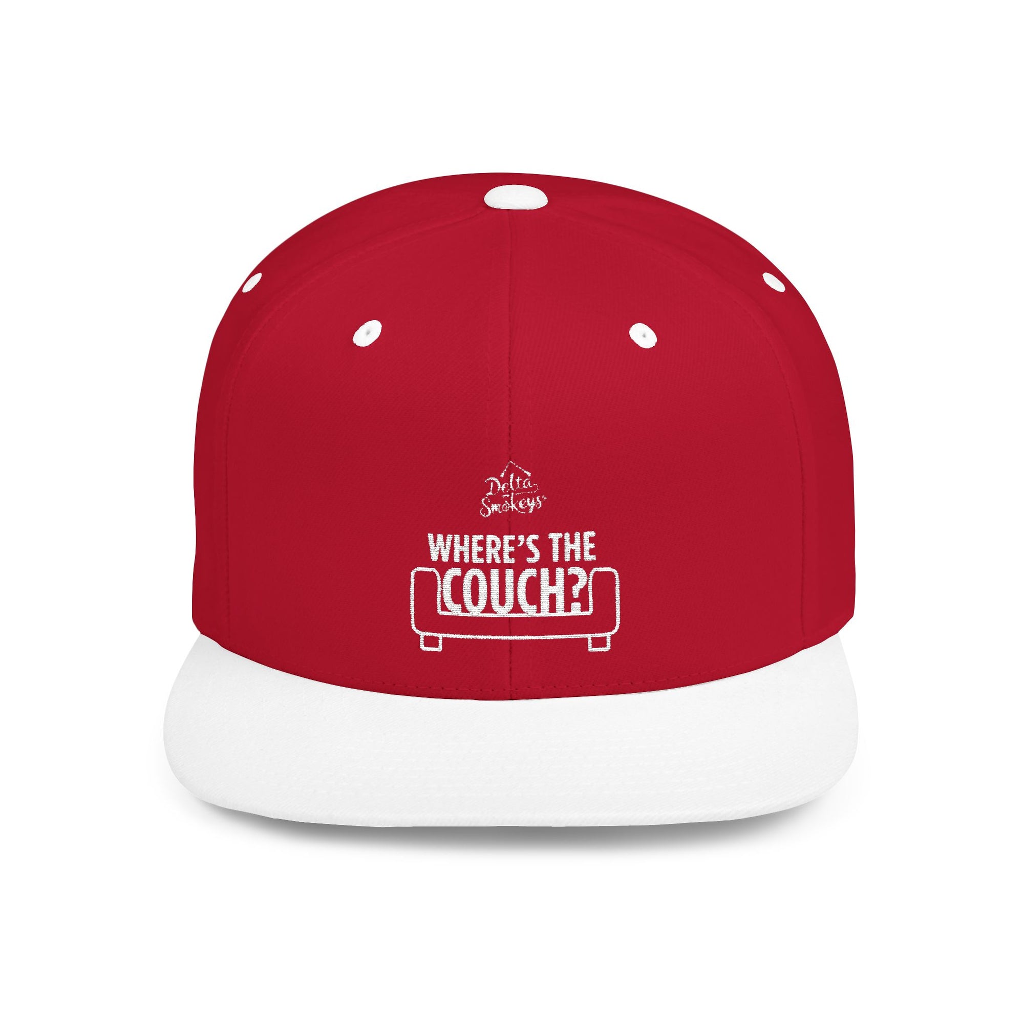 Delta Smokeys Flat Bill Snapback Hat - Where's the Couch?