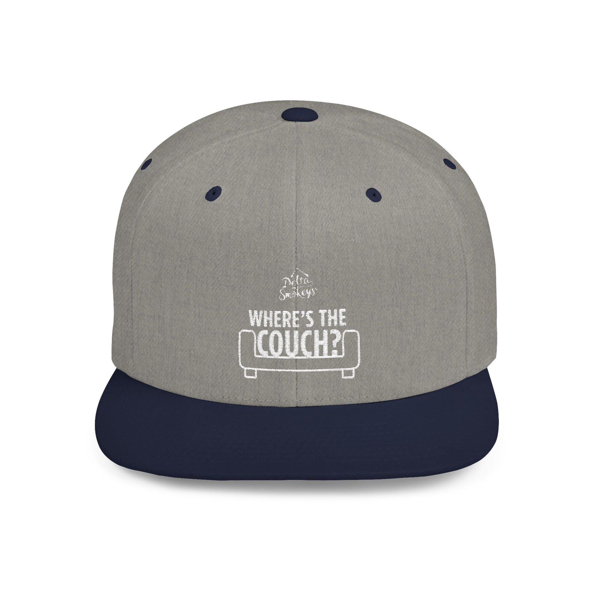 Delta Smokeys Flat Bill Snapback Hat - Where's the Couch?