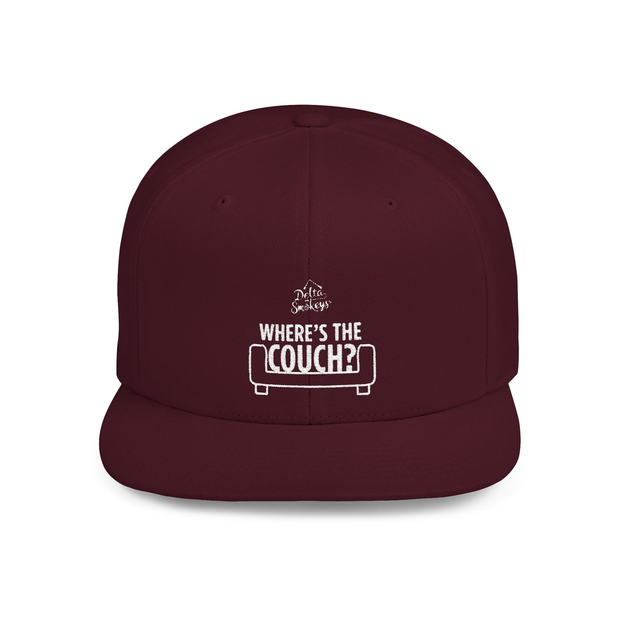 Delta Smokeys Flat Bill Snapback Hat - Where's the Couch?