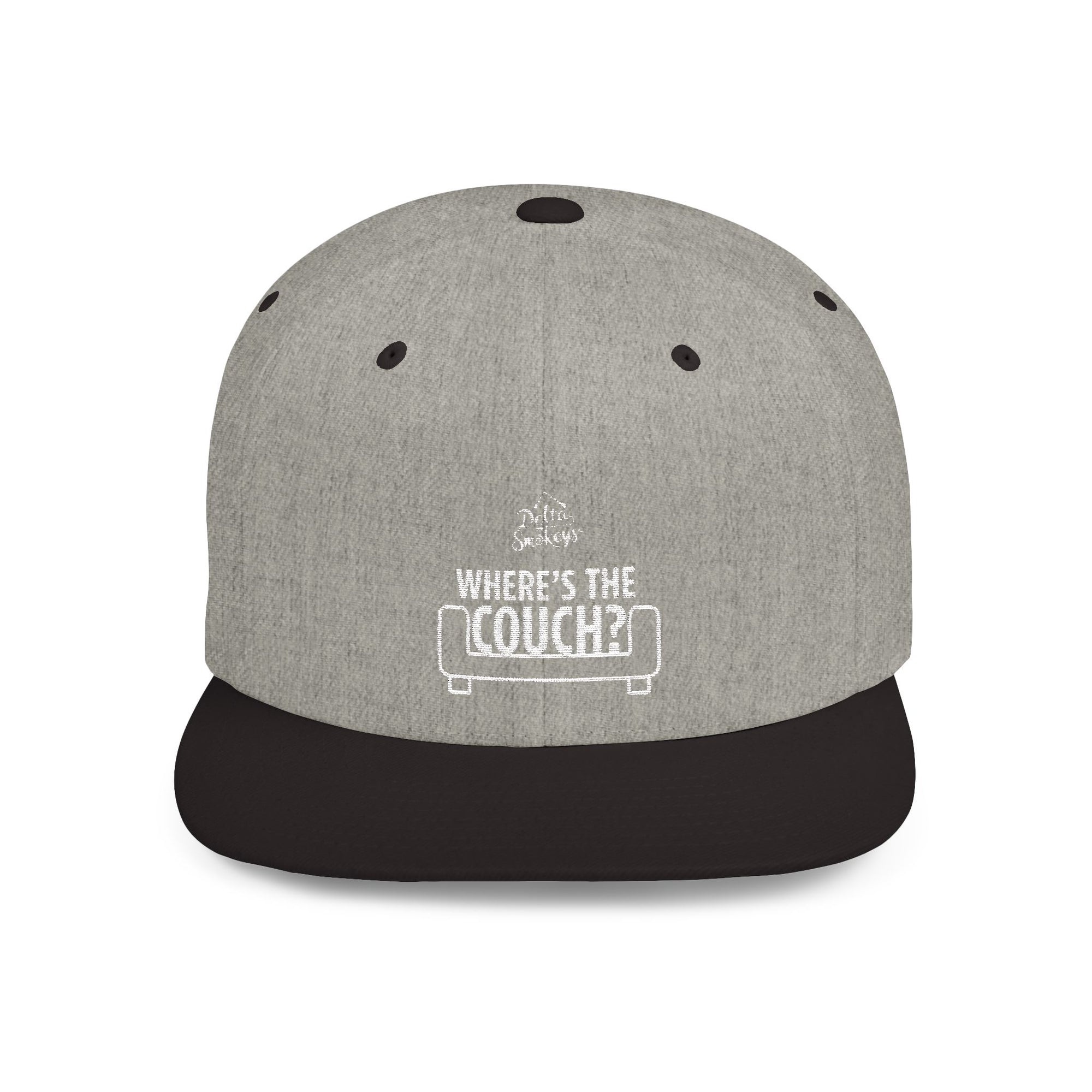 Delta Smokeys Flat Bill Snapback Hat - Where's the Couch?