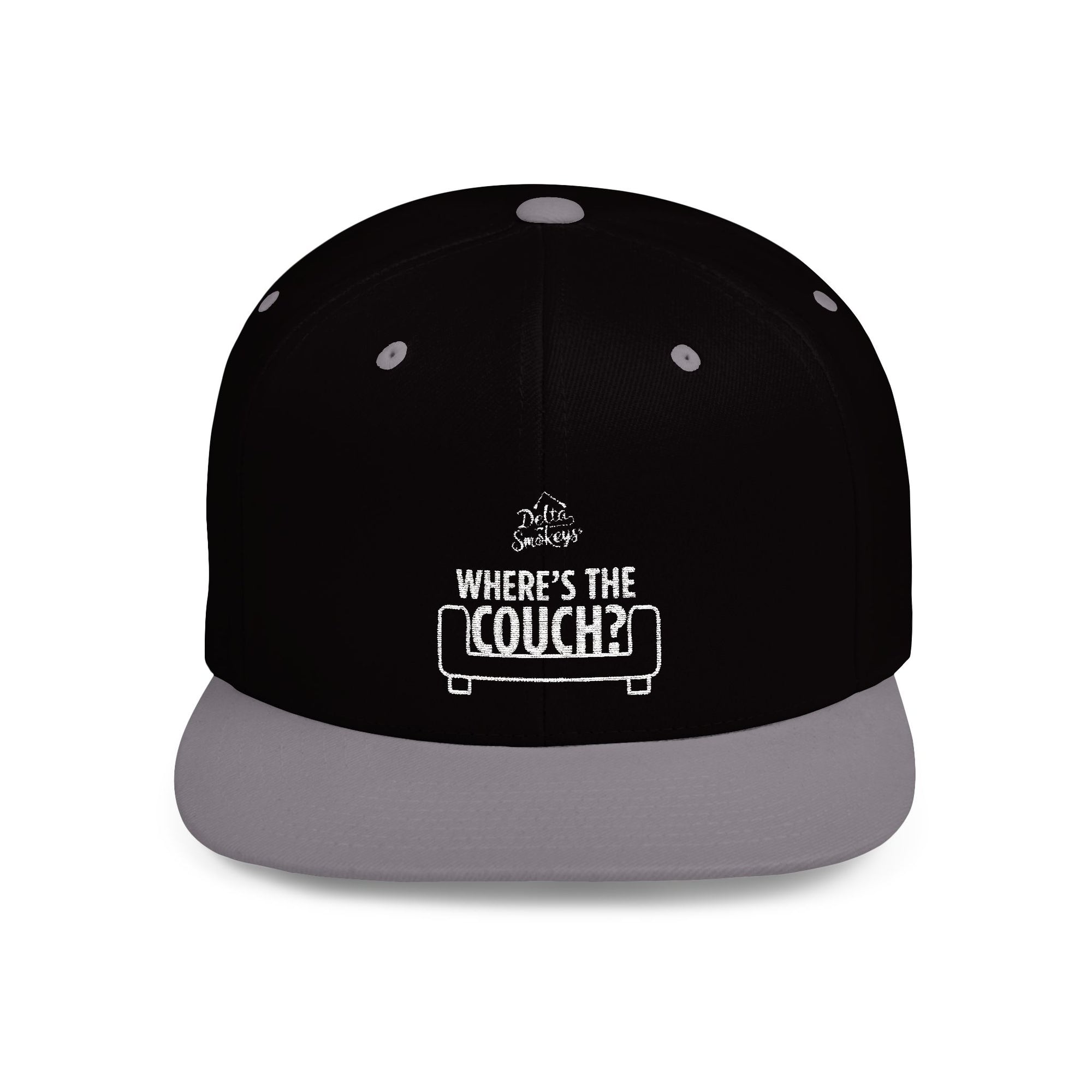 Delta Smokeys Flat Bill Snapback Hat - Where's the Couch?