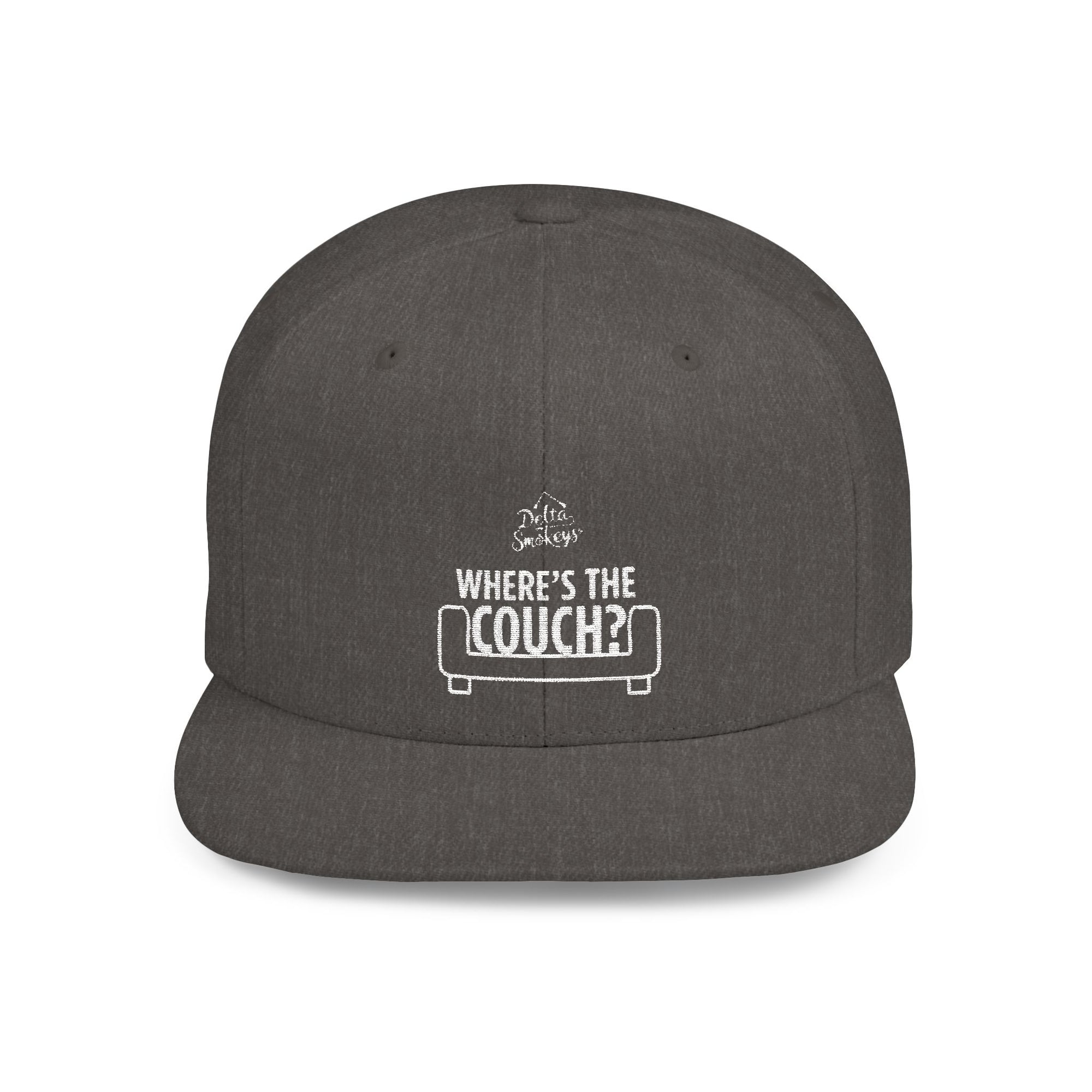 Delta Smokeys Flat Bill Snapback Hat - Where's the Couch?
