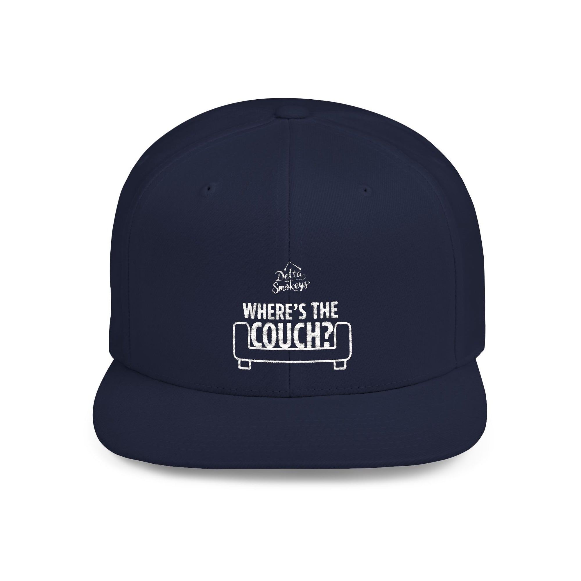 Delta Smokeys Flat Bill Snapback Hat - Where's the Couch?