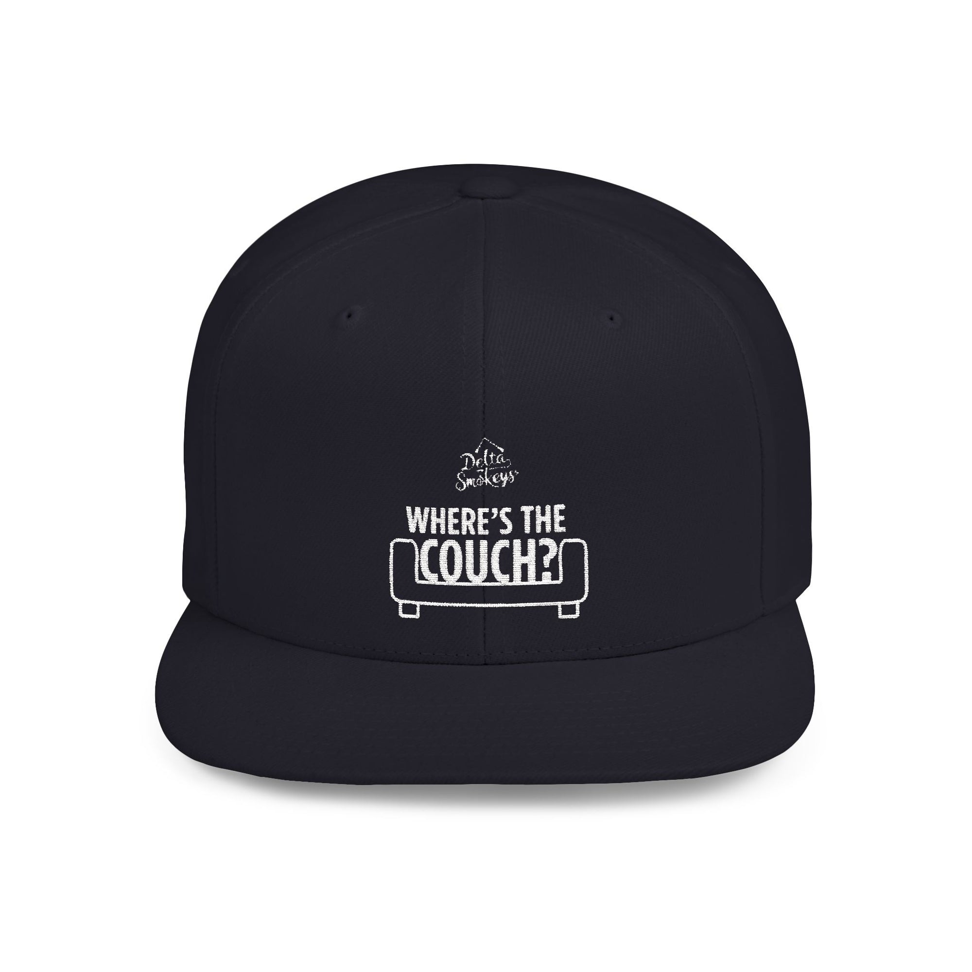 Delta Smokeys Flat Bill Snapback Hat - Where's the Couch?
