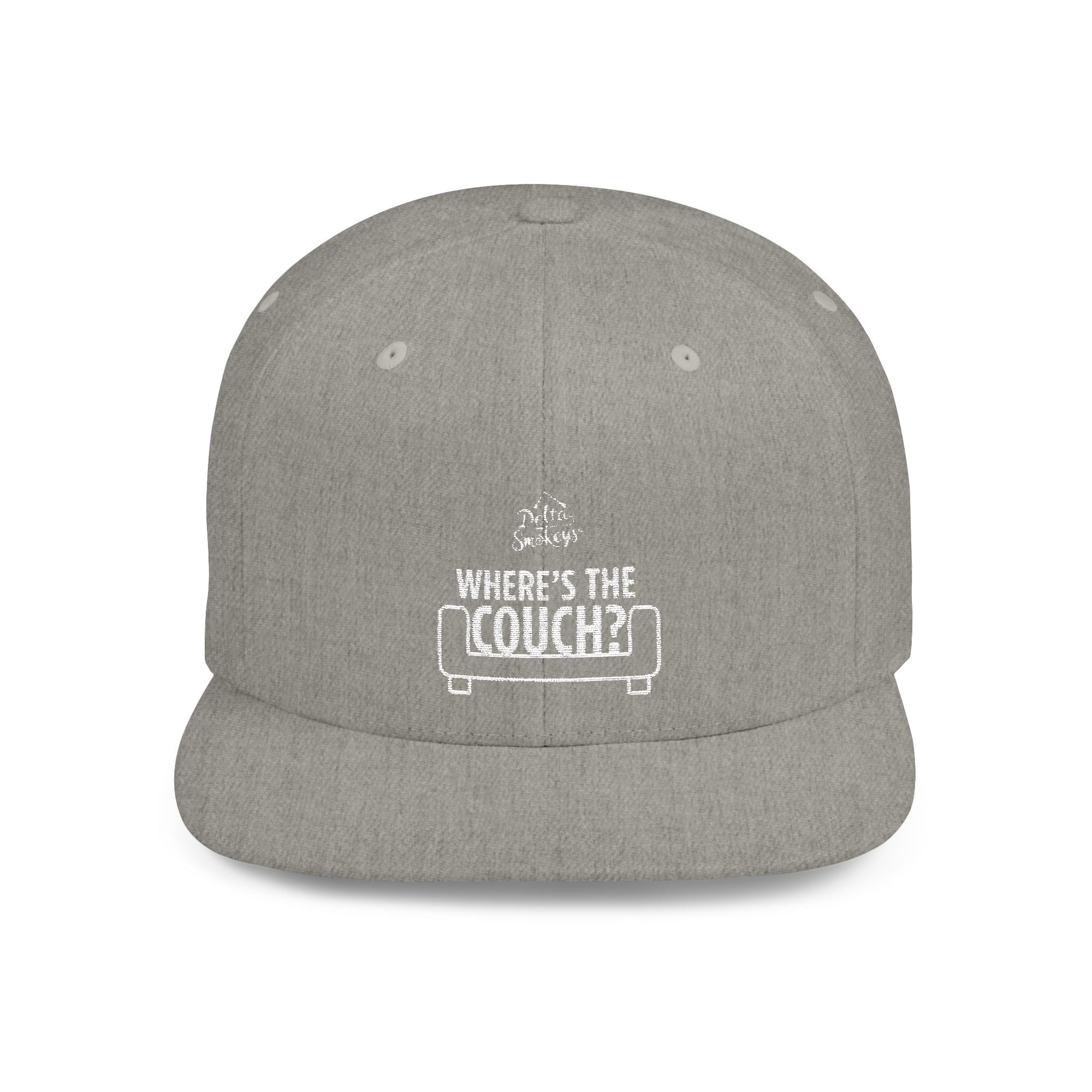 Delta Smokeys Flat Bill Snapback Hat - Where's the Couch?