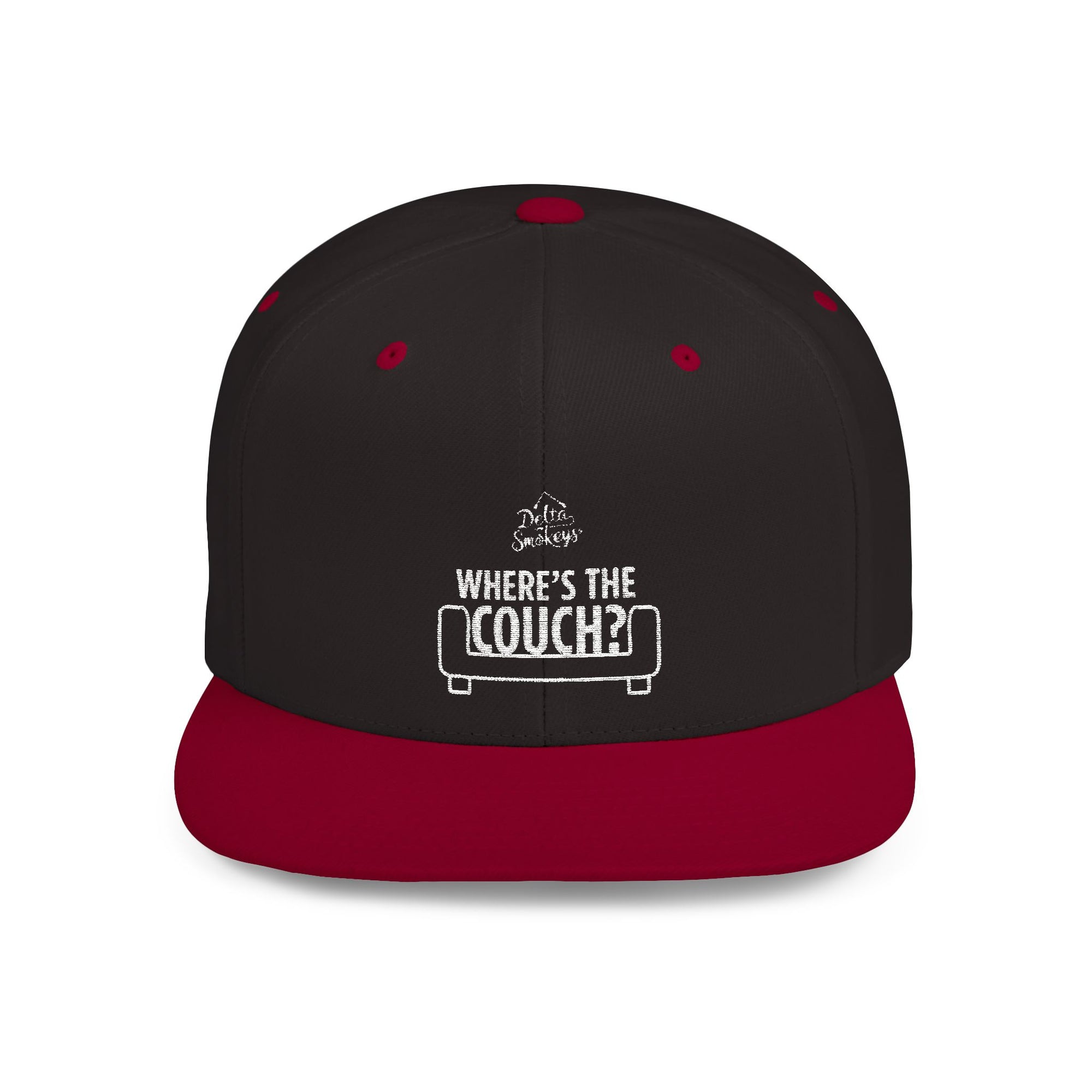 Delta Smokeys Flat Bill Snapback Hat - Where's the Couch?