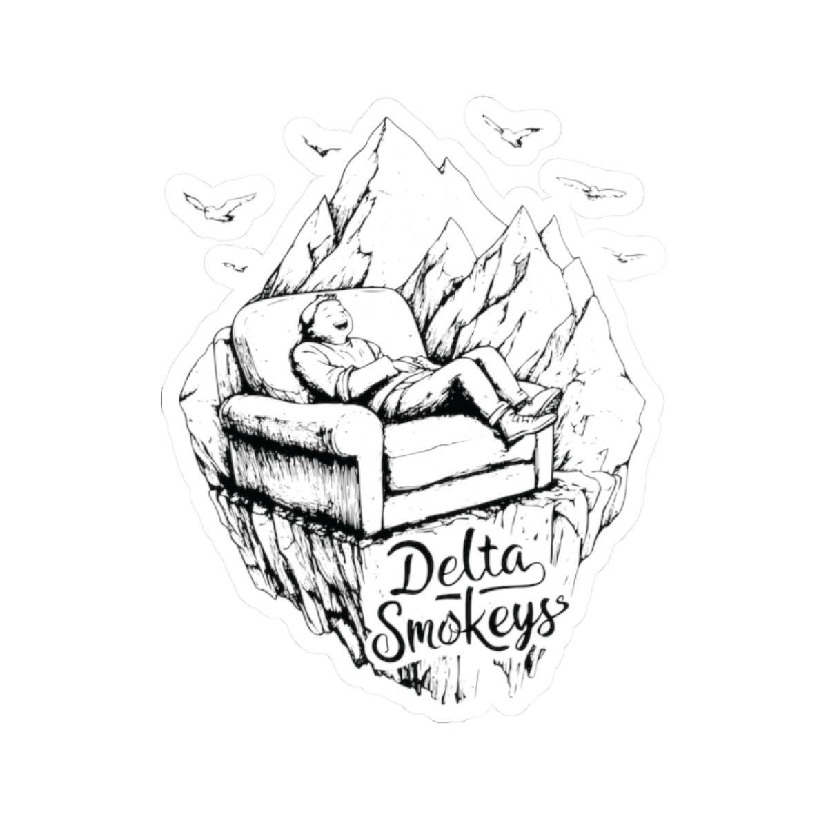 Delta Smokeys Sticker - Peak Relaxation