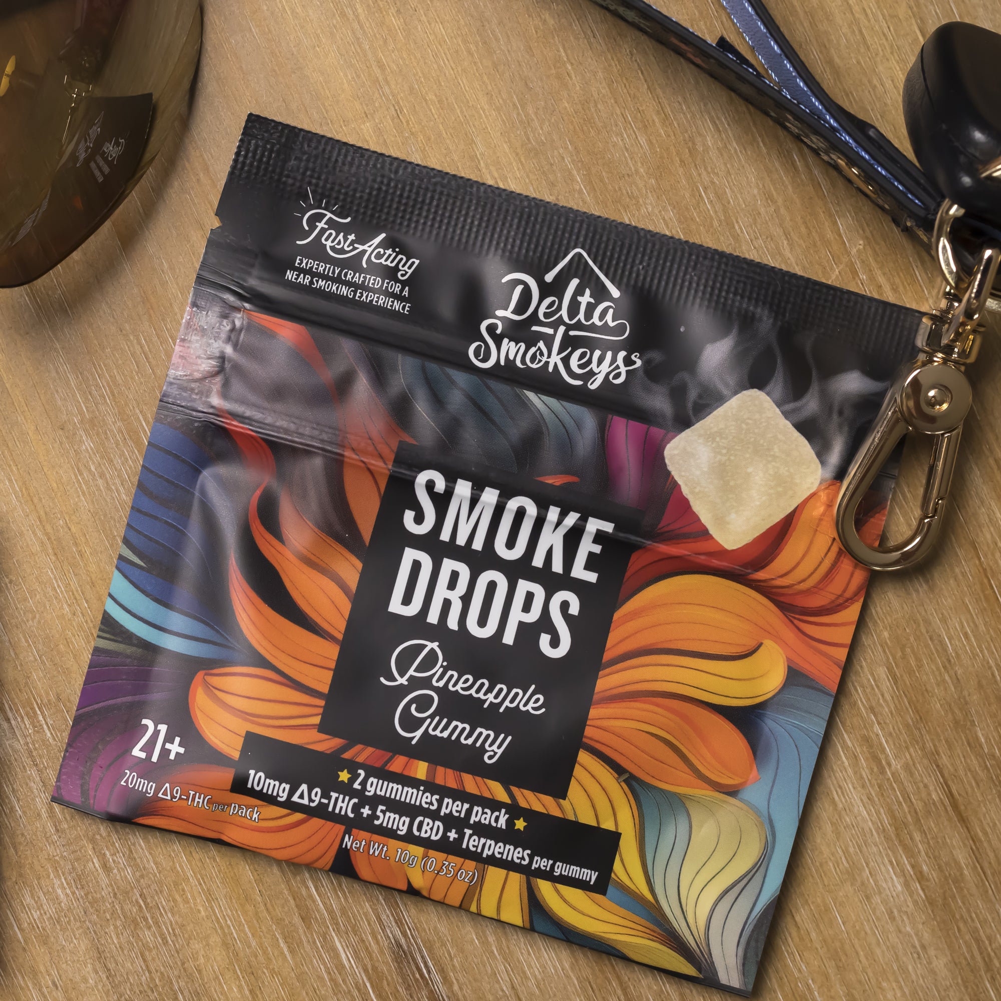Smoke Drop Pineapple Gummy