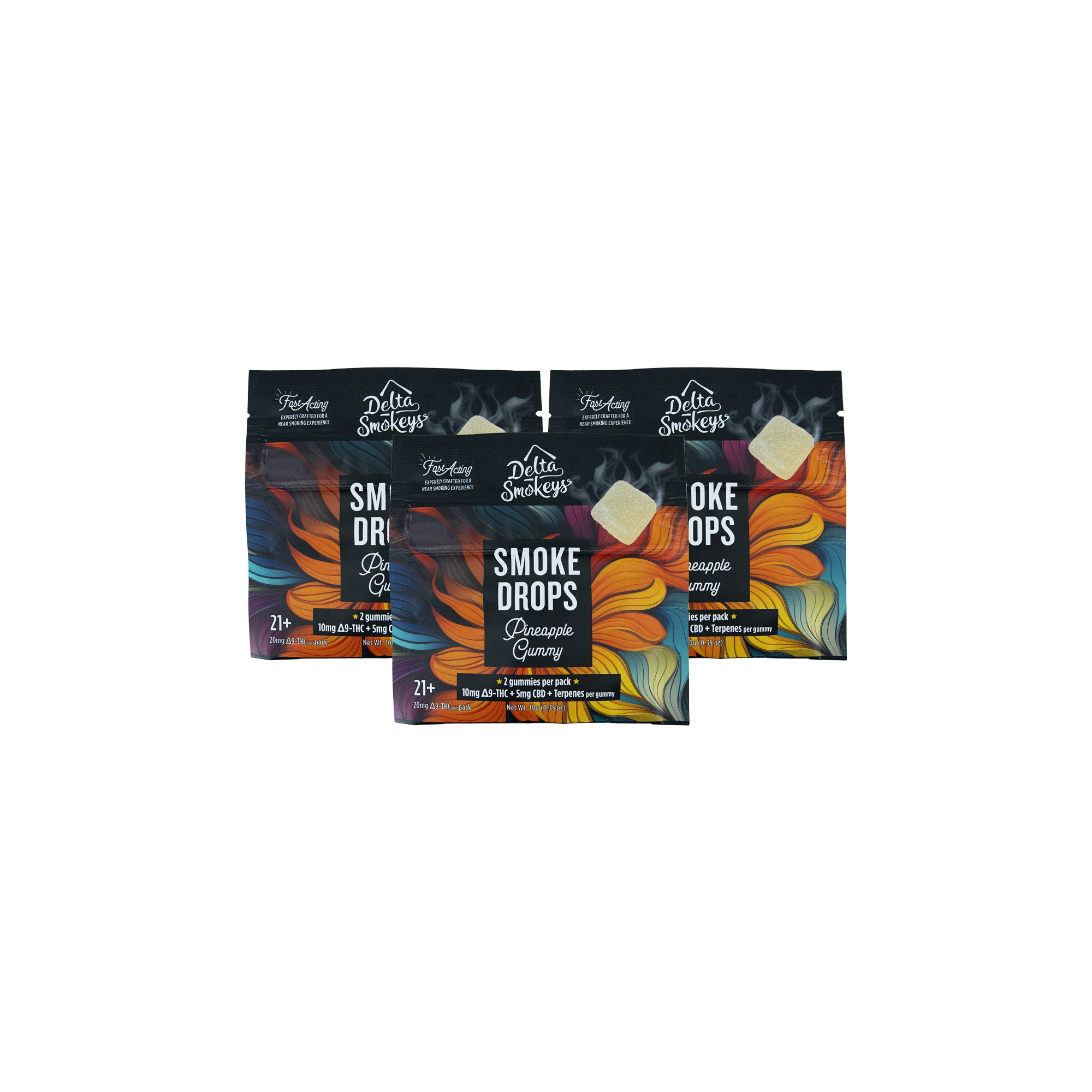 Smoke Drop Pineapple Gummy