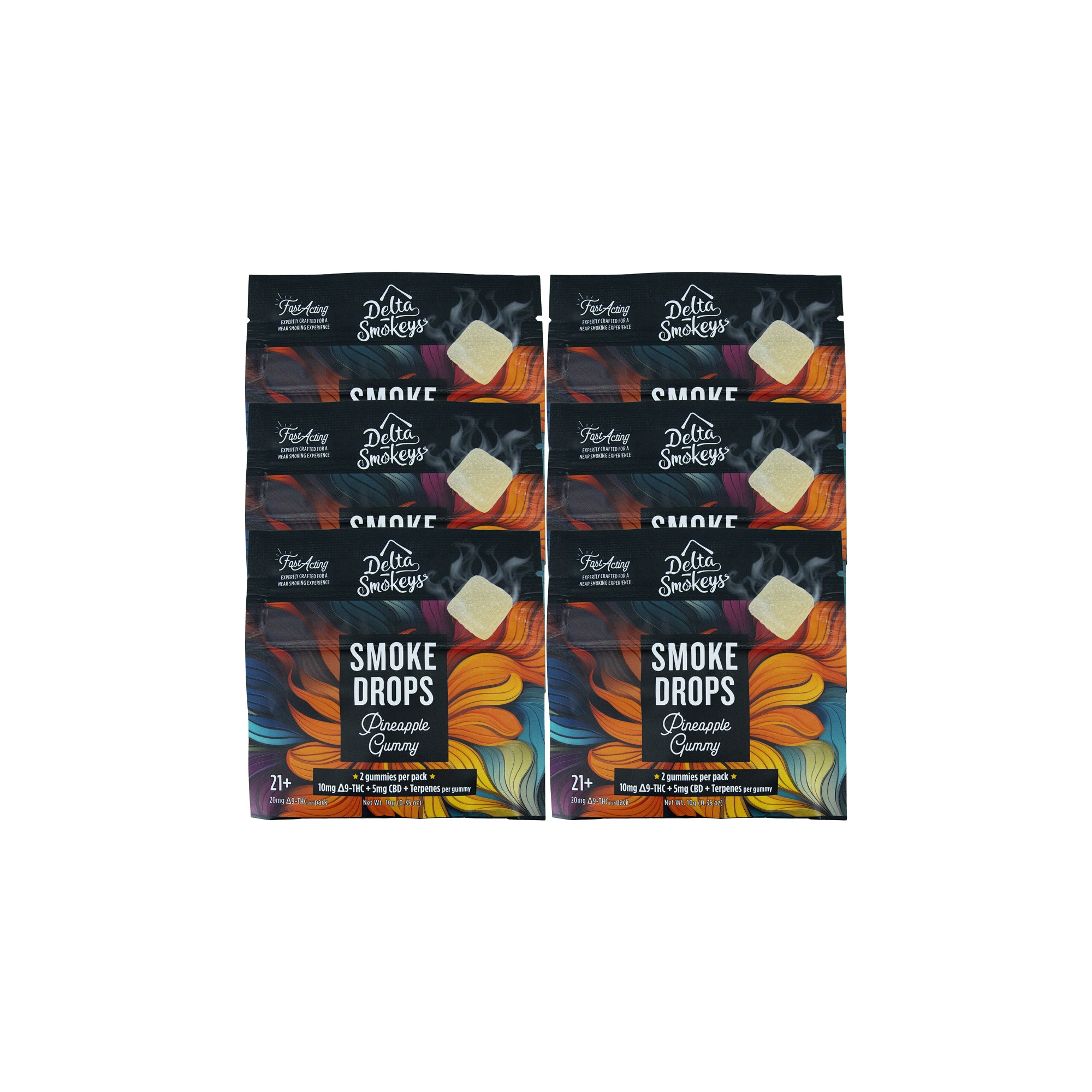 Smoke Drop Pineapple Gummy