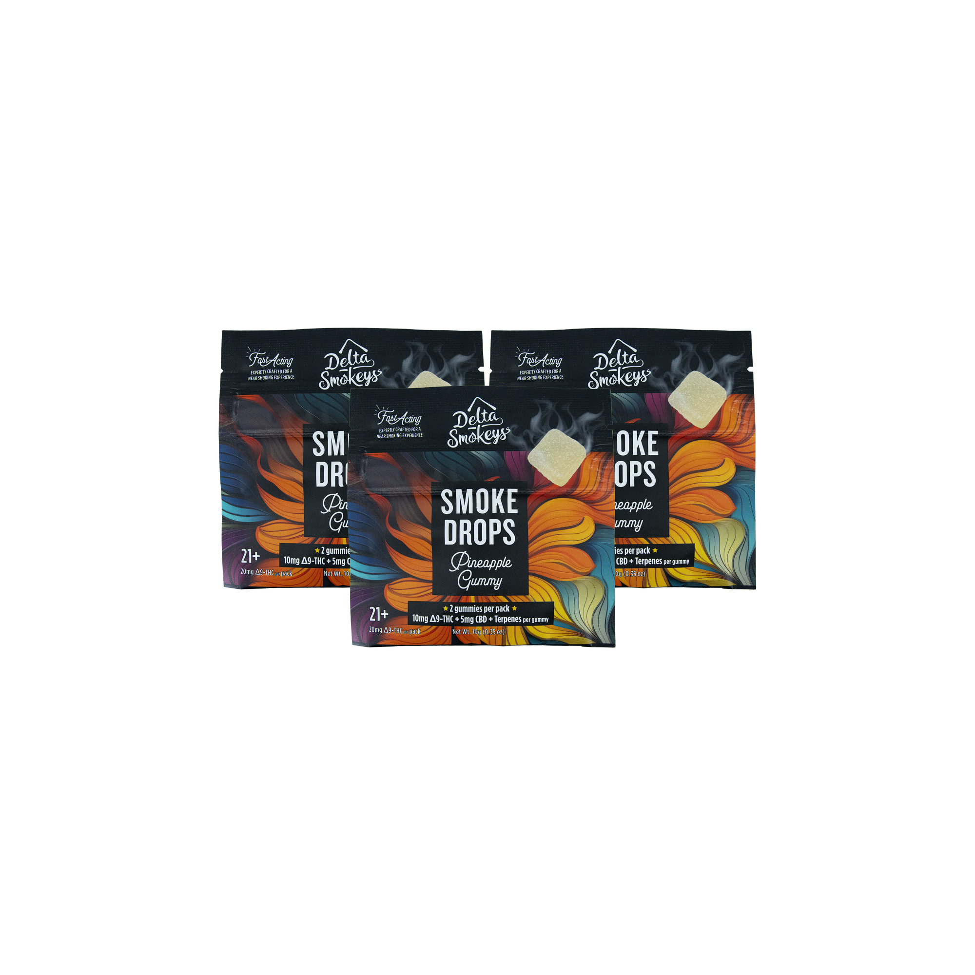 Smoke Drop Pineapple Gummy