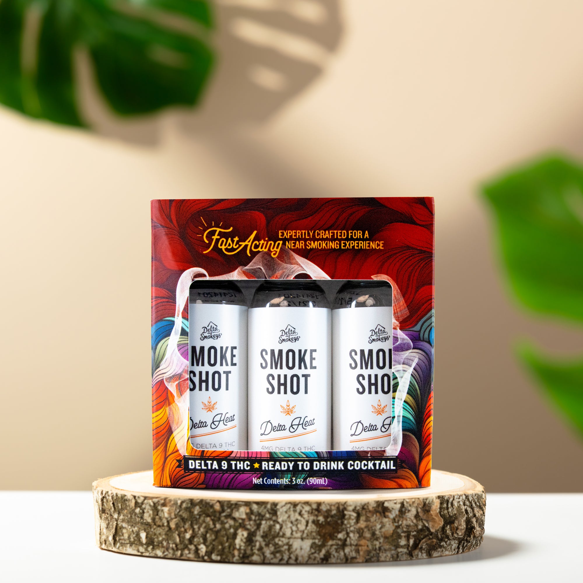 Smoke Shot Delta Heat (Cinnamon Flavor) - 3 Pack 8 Count