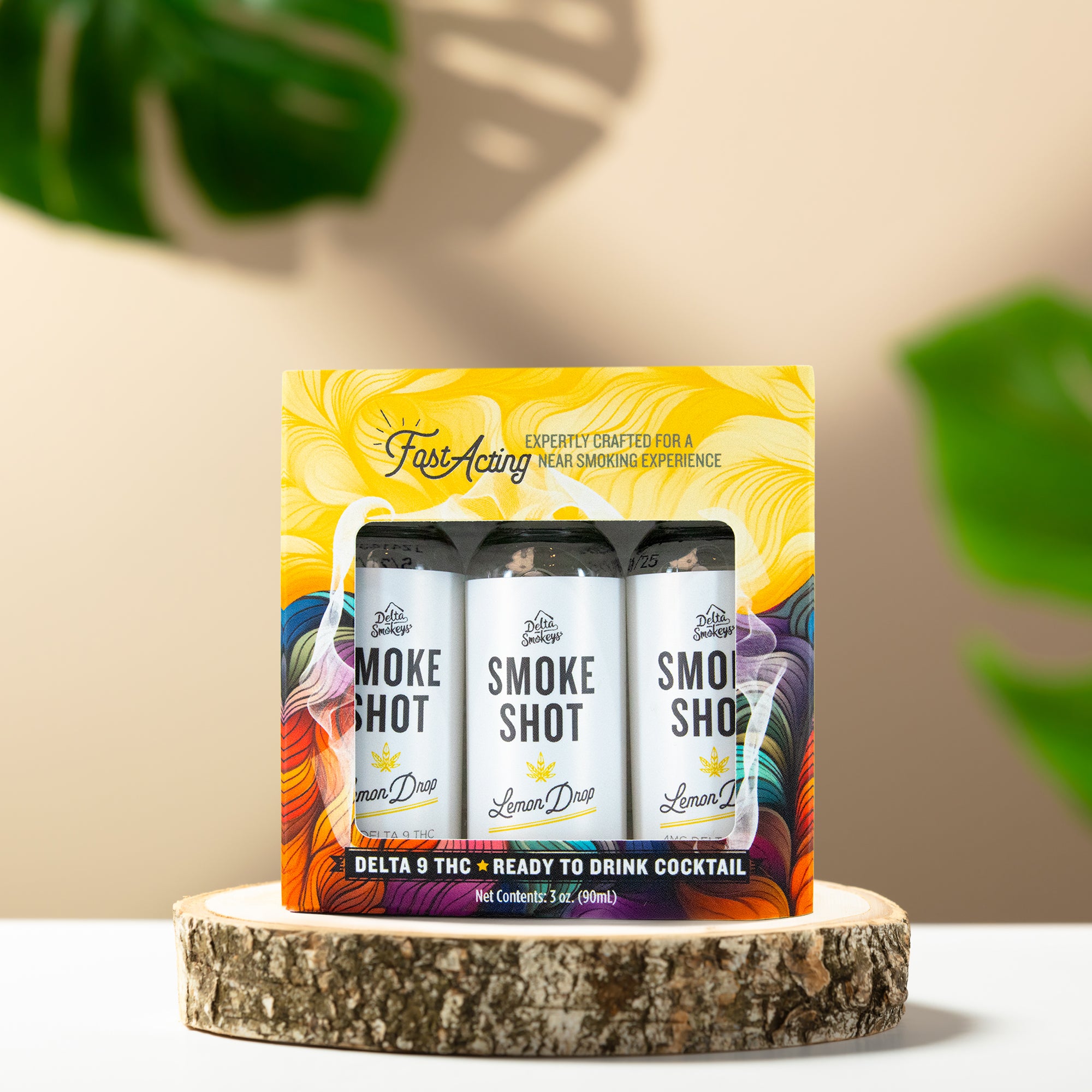 Smoke Shot Lemon Drop - 3 Pack 8 Count